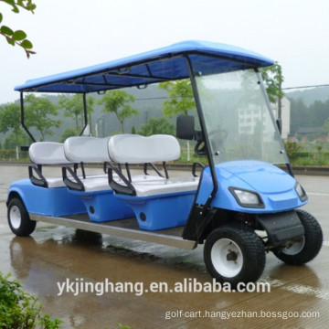 CE certification 6 passger gasoline power golf sightsseing cart used for scenic arear